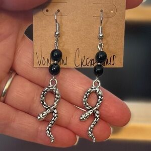 Handmade Snake Earrings